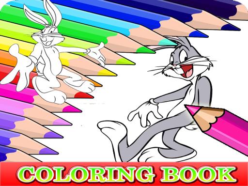Coloring Book for Bugs Bunny - Puzzles