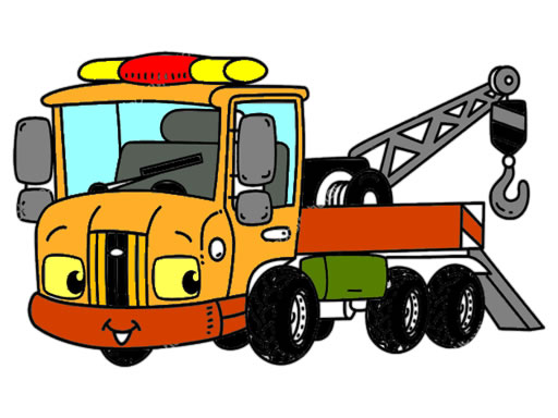 Play Tow Trucks Coloring