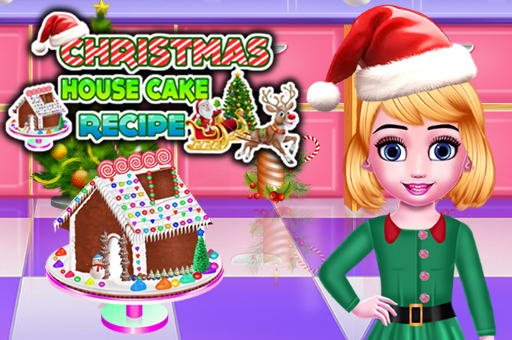Christmas House Cake Recipe play online no ADS
