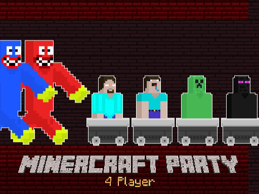 MinerCraft Party - 4 Player - Play Free Best Arcade Online Game on JangoGames.com