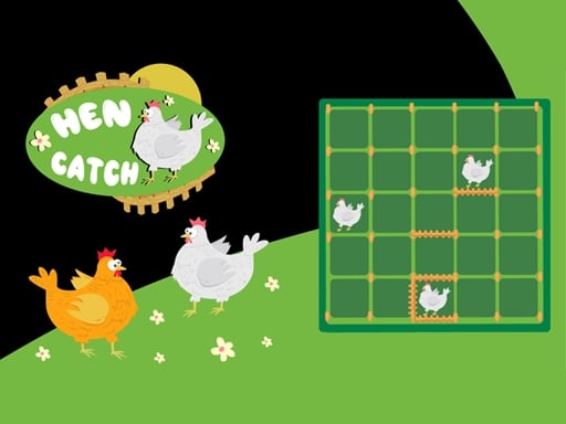 Catch The Hen: Lines and Dots - Play Free Best  Online Game on JangoGames.com