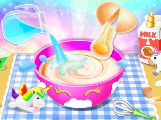 Little Princess Unicorn Cake Make Online Girls Games on NaptechGames.com