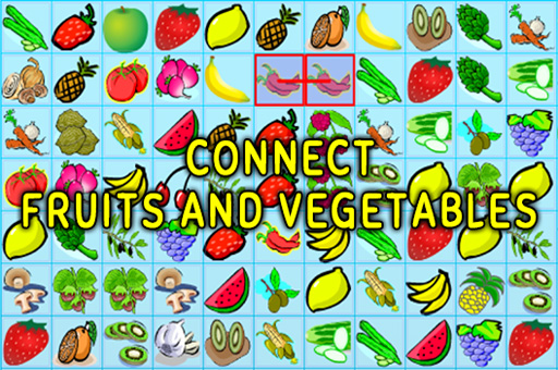Connect: Fruits and Vegetables play online no ADS