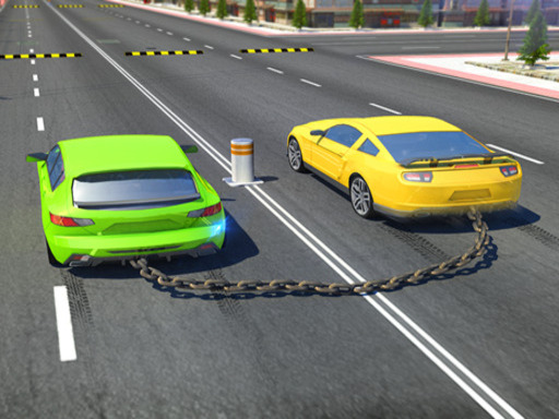 Chained Cars against Ramp hulk game - Racing