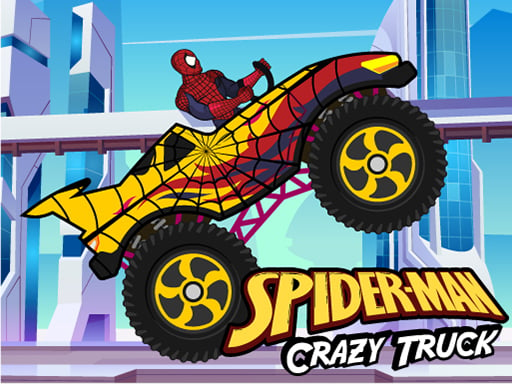 Spiderman Crazy Truck Online Racing Games on NaptechGames.com