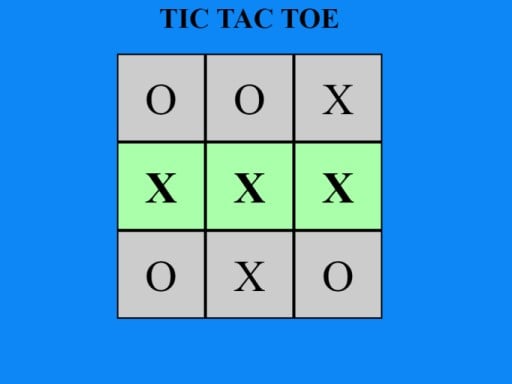 Simple Tic Tac Toe Online Puzzle Games on NaptechGames.com