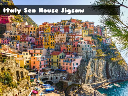 Play Italy Sea House Jigsaw