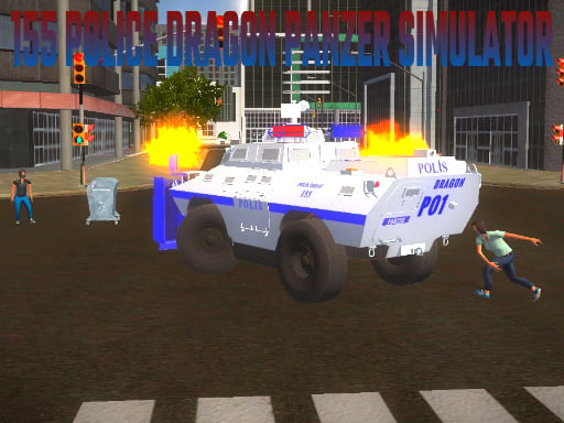 155 Police Dragon Panzer Drive Online Action Games on NaptechGames.com