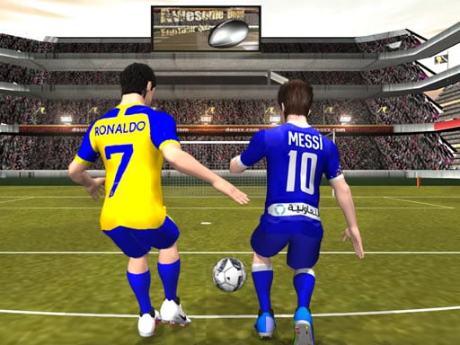 Messi vs Ronaldo KTT Online Soccer Games on NaptechGames.com