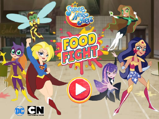 Play DC Super Hero Girls: Food Fight Game