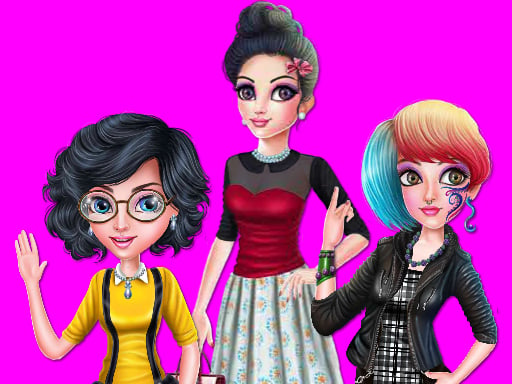 Play College Girl Squad Fashion Dressup