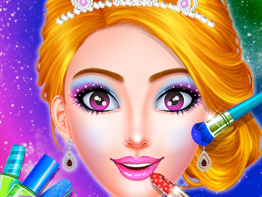 Play Princess Dress up & Makeover - Color by Number
