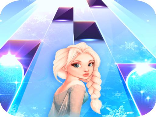 Elsa Game Piano Tiles : Let It Go