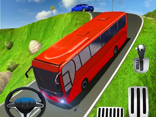 Euro Uphill Bus Simulator : New Bus Game 2022 Online Racing Games on NaptechGames.com