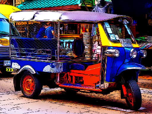 Play Tuk Tuk Tricycle Puzzle Online