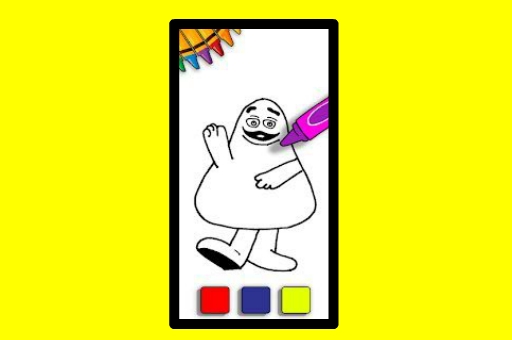 Grimace Coloring Book play online no ADS
