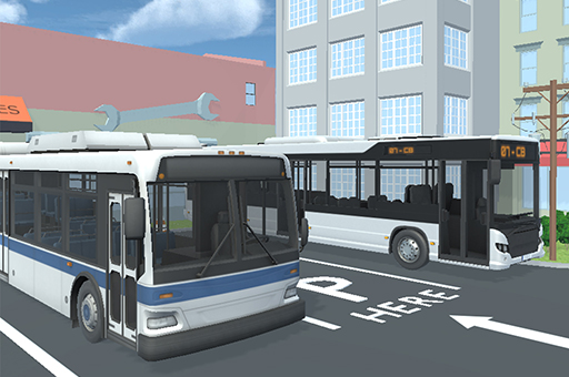 City Bus Parking Challenge Simulator 3D