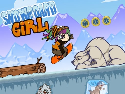 Snowboard Girl - Racing