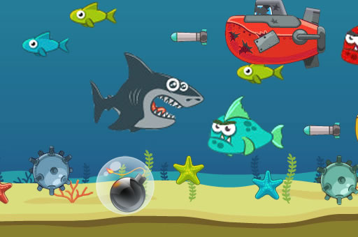 Crazy Shark - Play Free Game Online at GameMonetize.com