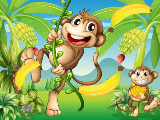 Jungle Monkey Run Online Cooking Games on taptohit.com