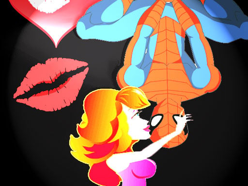 Spiderman Kiss Online Clicker Games on NaptechGames.com