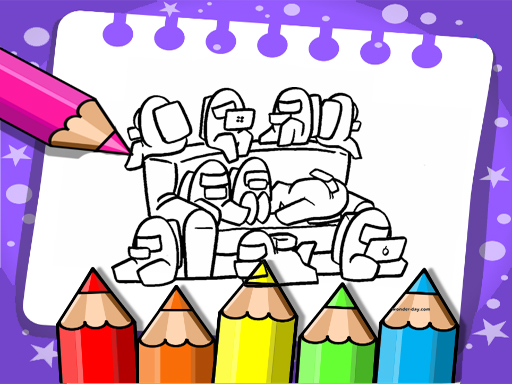 Play Coloring Book for Among Us