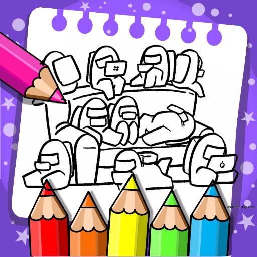 Coloring Book for Among Us Game - Play online at GameMonetize.com Games