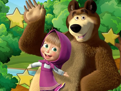 Play Masha and the Bear Hidden Stars