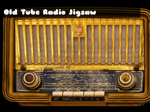 Old Tube Radio Jigsaw