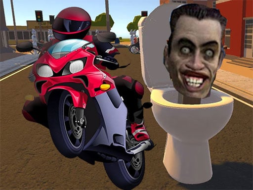 Skibidi Toilet Moto Bike Racing Online Racing Games on NaptechGames.com