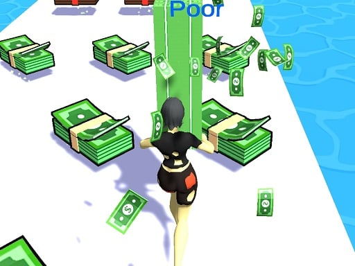 Girl Money Rush Online Arcade Games on NaptechGames.com