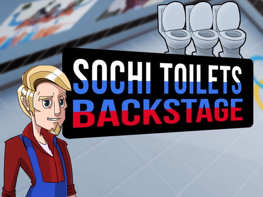 Sochi Toilets Backstage - Play Free Best Arcade Online Game on JangoGames.com