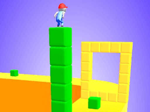 Cube Surffer - Smooth Cubes Building Online Arcade Games on NaptechGames.com