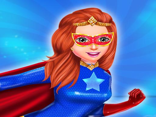 Super Power Hero Girls Runner Game Adventure Online Racing Games on NaptechGames.com