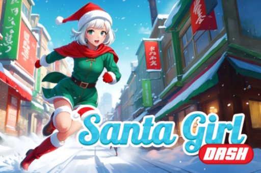Santa Girl Dash play online no ADS