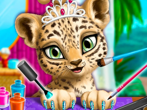 Jungle Animal Hair Salon Online Girls Games on NaptechGames.com