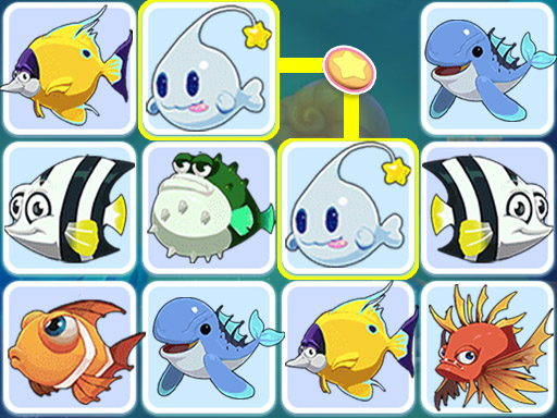 Sea Fish Onet Online Puzzle Games on NaptechGames.com