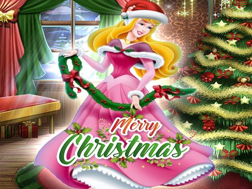 Princess Aurora Christmas Sweater Dress Up Online Hypercasual Games on NaptechGames.com
