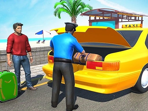 Offroad Mountain Taxi Cab Driver Game  - Racing