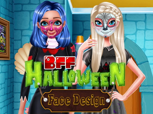 Bff Halloween Face Design Game
