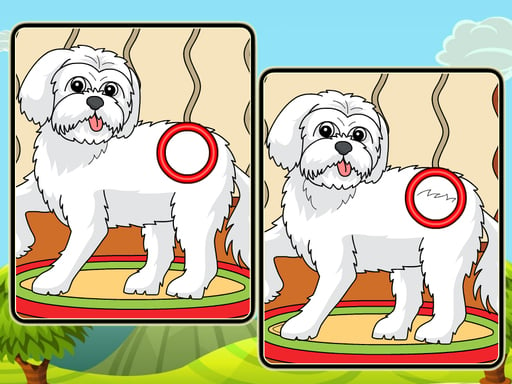 Dogs Spot The Differences 2 - Play Free Best Puzzle Online Game on JangoGames.com