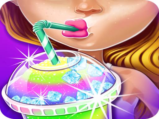 Play Ice Slushy Maker Rainbow Desserts Game