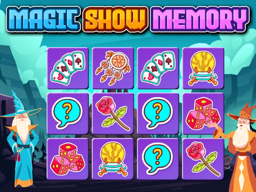 Magic Show Memory Online Puzzle Games on NaptechGames.com