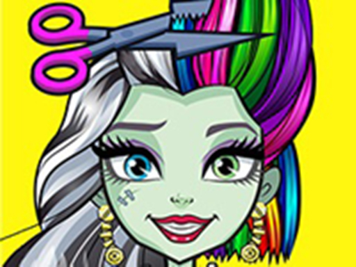 Monster High Beauty Shop Online Hypercasual Games on NaptechGames.com