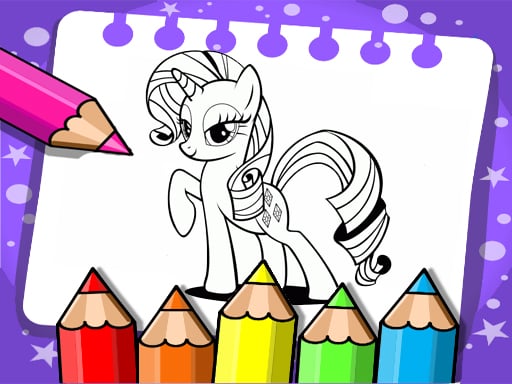 My Little Pony Coloring Online Girls Games on NaptechGames.com