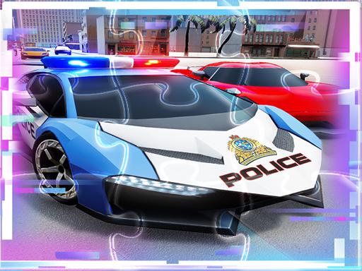 Play Police Cars Jigsaw Puzzle Slide