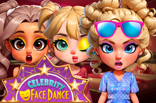 Celebrity Face Dance play online no ADS