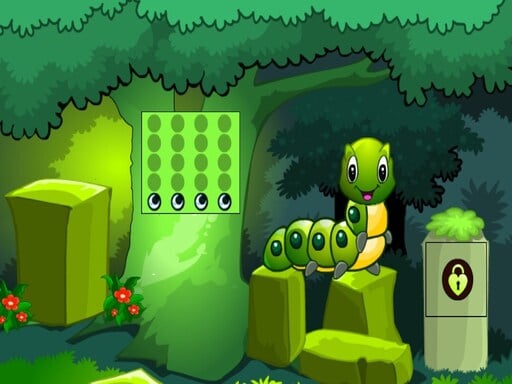 Caterpillar Forest Escape Online Puzzle Games on NaptechGames.com