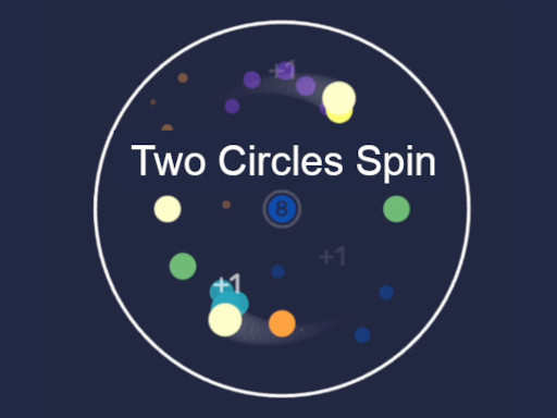 Two Circles Spin Online Clicker Games on taptohit.com