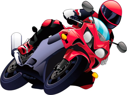 Play Cartoon Motorcycles Puzzle Online